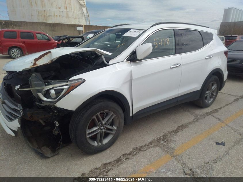 2017 Hyundai Santa Fe Sport 2.4L VIN: 5NMZUDLB2HH027597 Lot: 39229411