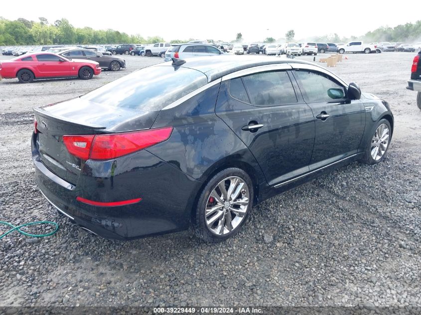 2014 Kia Optima Sxl Turbo VIN: 5XXGR4A60EG278465 Lot: 39229449