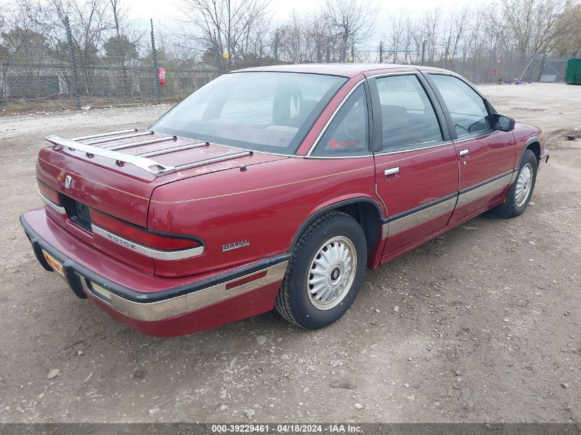 1991 Buick Regal Limited VIN: 2G4WD54L2M1426942 Lot: 39229461