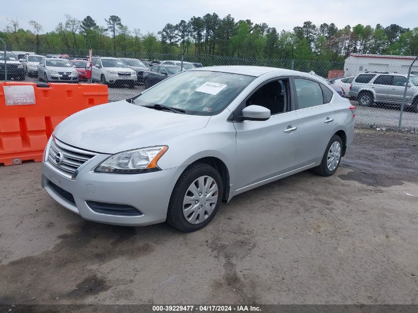 2015 Nissan Sentra S VIN: 3N1AB7APXFY232724 Lot: 39229477