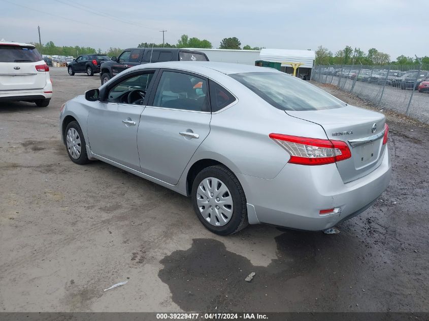 2015 Nissan Sentra S VIN: 3N1AB7APXFY232724 Lot: 39229477