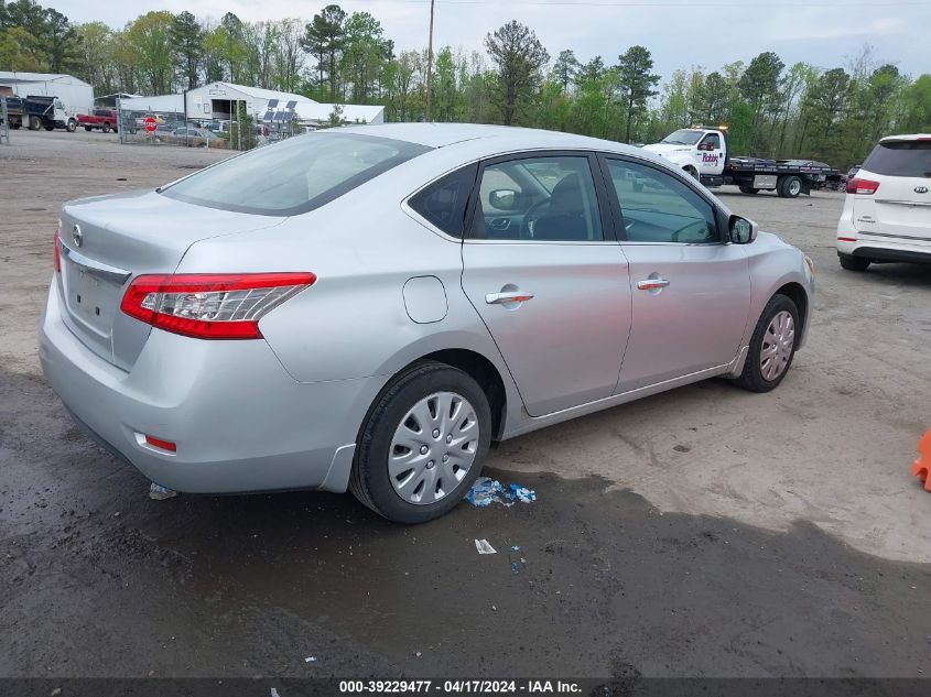 2015 Nissan Sentra S VIN: 3N1AB7APXFY232724 Lot: 39229477