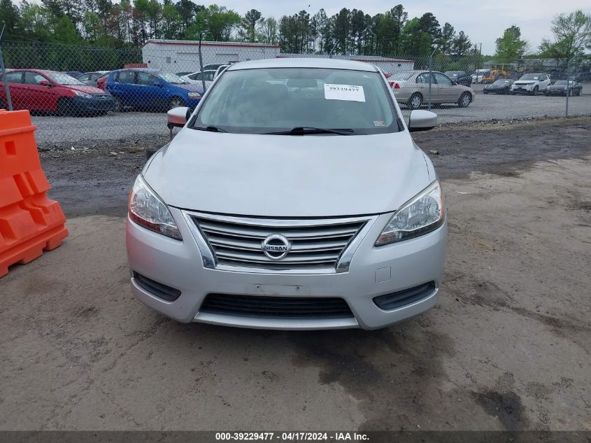 2015 Nissan Sentra S VIN: 3N1AB7APXFY232724 Lot: 39229477