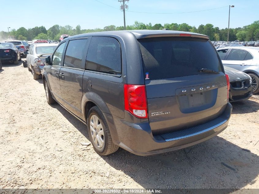 2018 Dodge Grand Caravan Se VIN: 2C4RDGBG8JR278263 Lot: 39229502