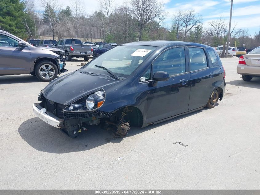 JHMGD374X8S065627 | 2008 HONDA FIT