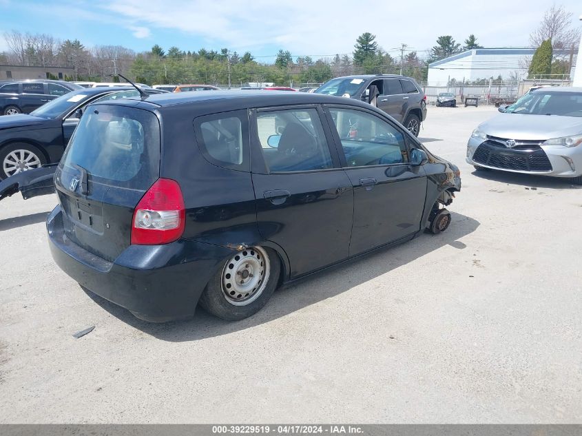 JHMGD374X8S065627 | 2008 HONDA FIT