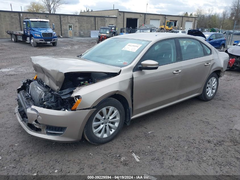 2015 Volkswagen Passat 1.8T Wolfsburg Edition VIN: 1VWAT7A36FC025812 Lot: 39229594