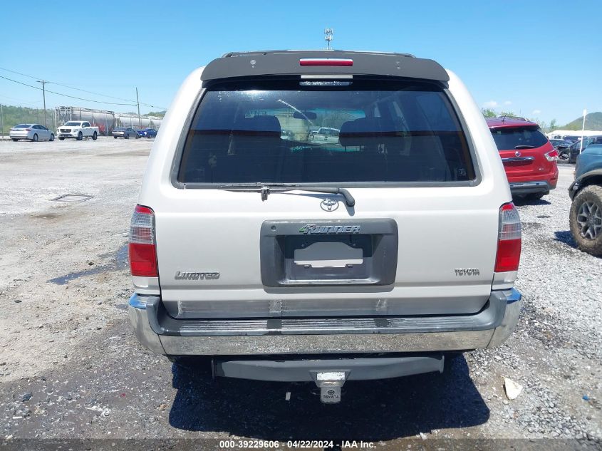 1998 Toyota 4Runner Sr5 V6 Limited VIN: JT3HN87R6W0180203 Lot: 39229606