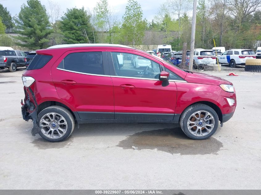 2018 Ford Ecosport Titanium VIN: MAJ6P1WL6JC240303 Lot: 39229607