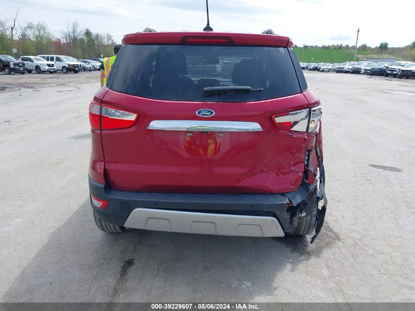 2018 Ford Ecosport Titanium VIN: MAJ6P1WL6JC240303 Lot: 39229607