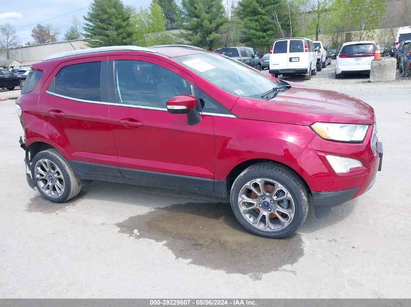 2018 Ford Ecosport Titanium VIN: MAJ6P1WL6JC240303 Lot: 39229607