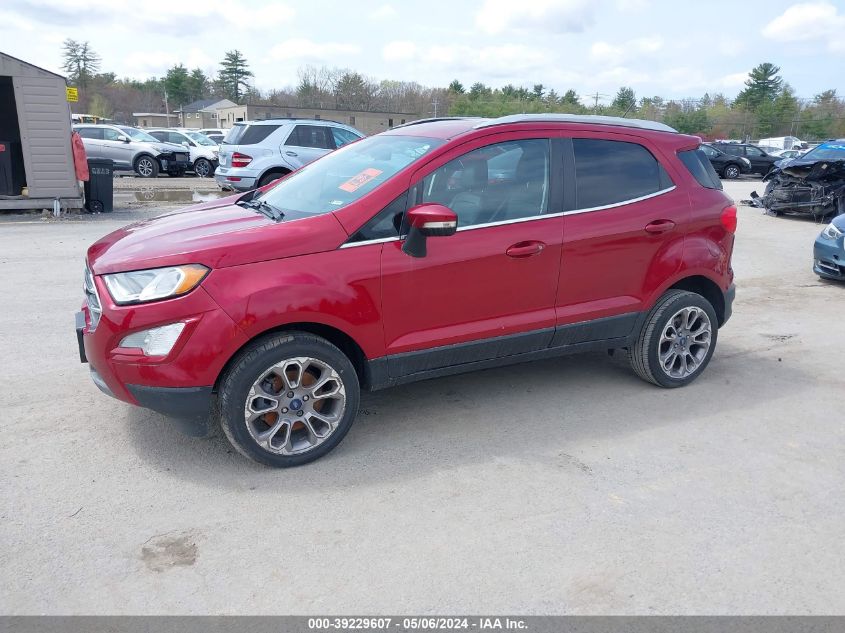 2018 Ford Ecosport Titanium VIN: MAJ6P1WL6JC240303 Lot: 39229607