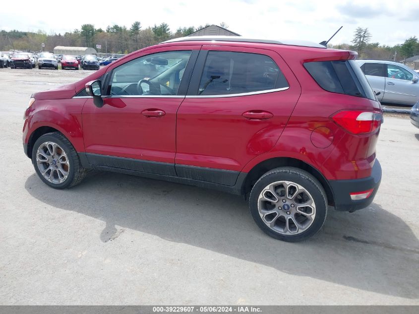 2018 Ford Ecosport Titanium VIN: MAJ6P1WL6JC240303 Lot: 39229607