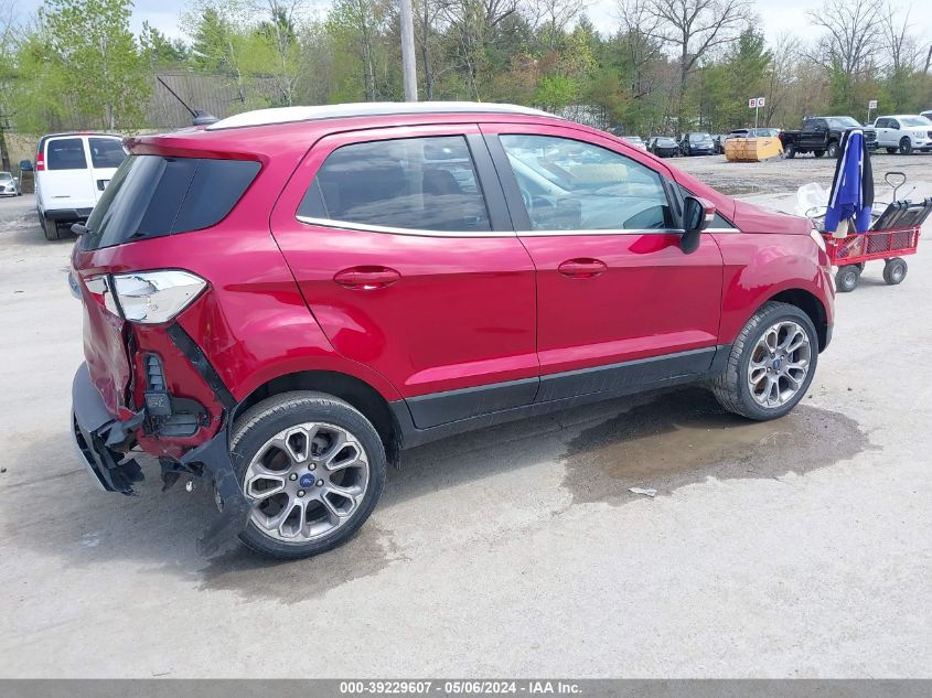 2018 Ford Ecosport Titanium VIN: MAJ6P1WL6JC240303 Lot: 39229607