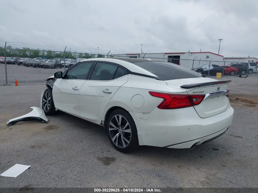 2016 Nissan Maxima 3.5 Sv VIN: 1N4AA6AP1GC905815 Lot: 39229625