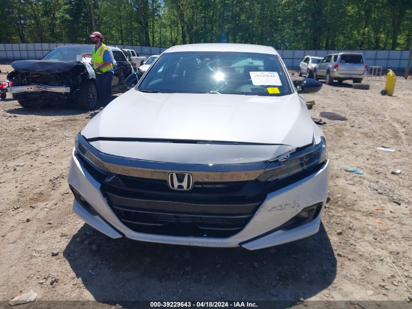 2022 Honda Accord Sport VIN: 1HGCV1F30NA040698 Lot: 39229643