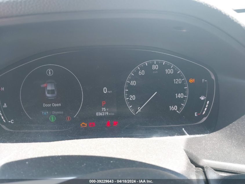 2022 Honda Accord Sport VIN: 1HGCV1F30NA040698 Lot: 39229643