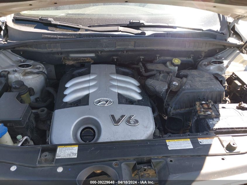 2007 Hyundai Veracruz Gls/Limited/Se VIN: KM8NU13CX7U019921 Lot: 39229648