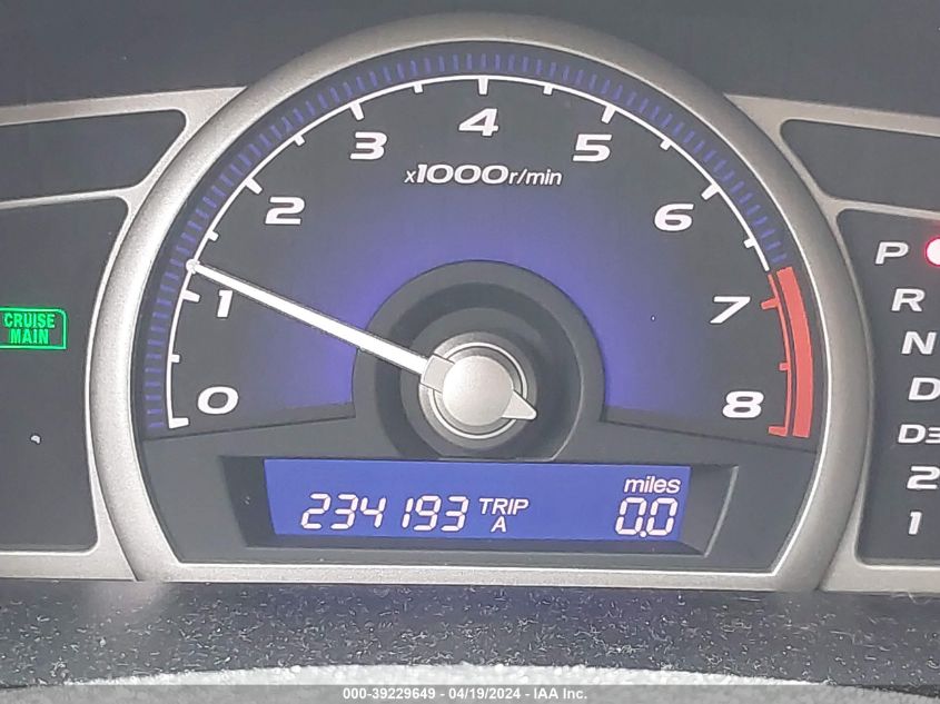 2008 Honda Civic Lx VIN: 1HGFA16578L024968 Lot: 39229649