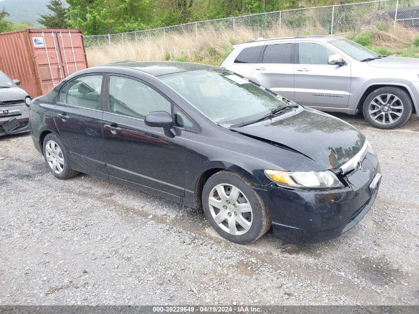 2008 Honda Civic Lx VIN: 1HGFA16578L024968 Lot: 39254821