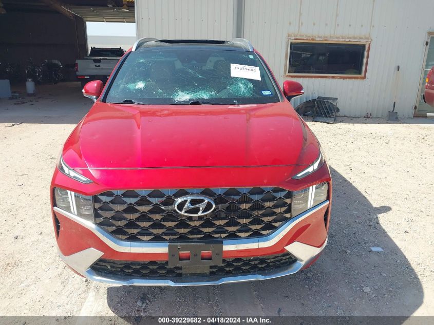 2021 Hyundai Santa Fe Calligraphy VIN: 5NMS5DAL1MH357655 Lot: 39229682