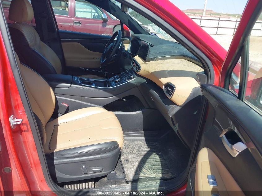 2021 Hyundai Santa Fe Calligraphy VIN: 5NMS5DAL1MH357655 Lot: 39229682