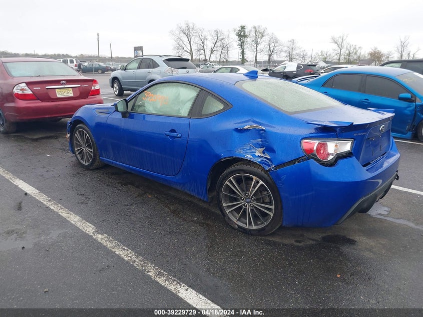 2016 Subaru Brz Limited VIN: JF1ZCAC10G9602384 Lot: 39229729