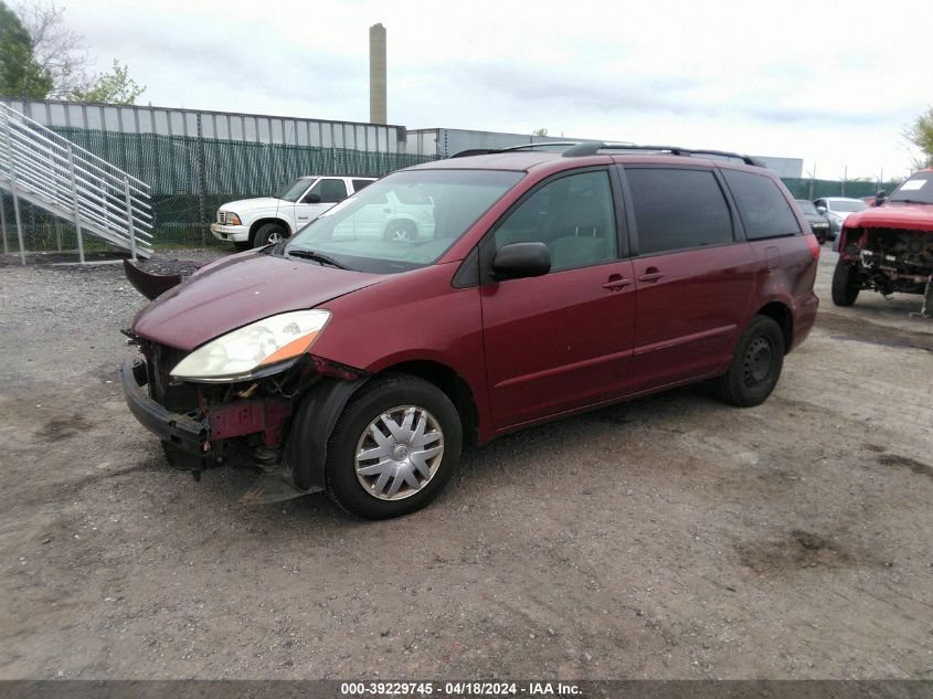 2008 Toyota Sienna Ce/Le VIN: 5TDZK23C58S201761 Lot: 39229745