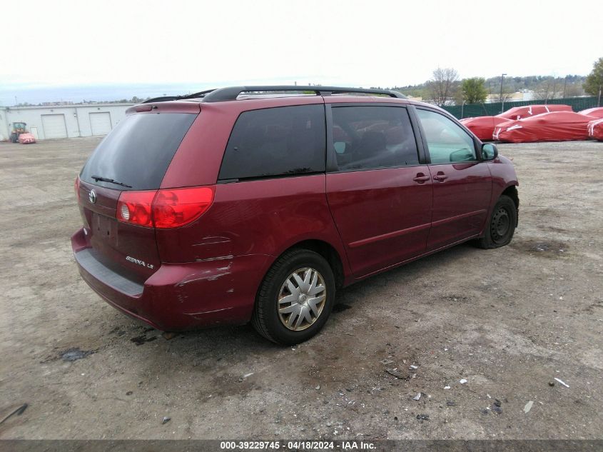 2008 Toyota Sienna Ce/Le VIN: 5TDZK23C58S201761 Lot: 39229745