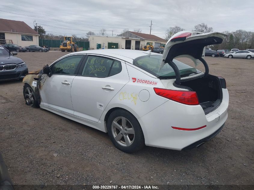 2015 Kia Optima Lx VIN: KNAGM4A74F5527554 Lot: 39229767