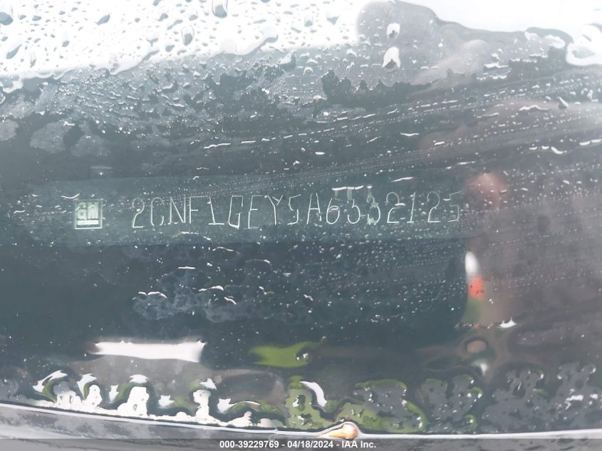 2010 Chevrolet Equinox Ltz VIN: 2CNFLGEY5A6332125 Lot: 39229769