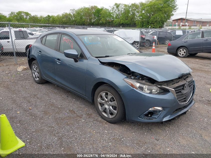 2016 Mazda Mazda3 I Sport VIN: JM1BM1J77G1353726 Lot: 39229776