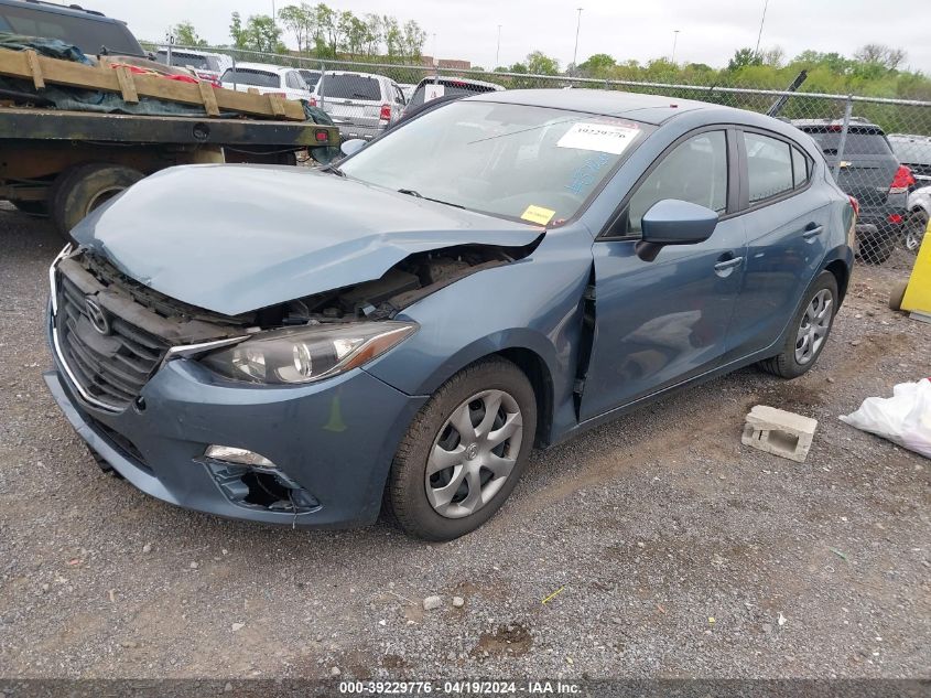 2016 Mazda Mazda3 I Sport VIN: JM1BM1J77G1353726 Lot: 39252081