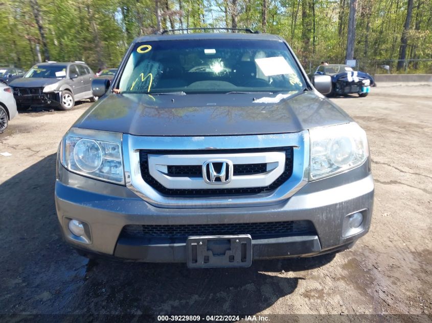 2011 Honda Pilot Ex-L VIN: 5FNYF4H79BB047140 Lot: 39229809