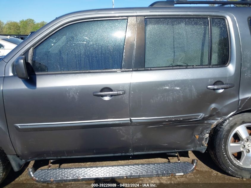 2011 Honda Pilot Ex-L VIN: 5FNYF4H79BB047140 Lot: 39229809