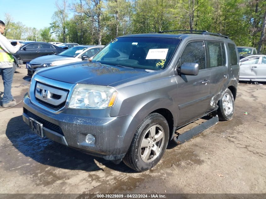 2011 Honda Pilot Ex-L VIN: 5FNYF4H79BB047140 Lot: 39229809