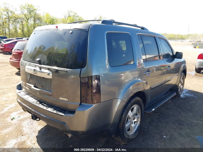 2011 Honda Pilot Ex-L VIN: 5FNYF4H79BB047140 Lot: 39229809