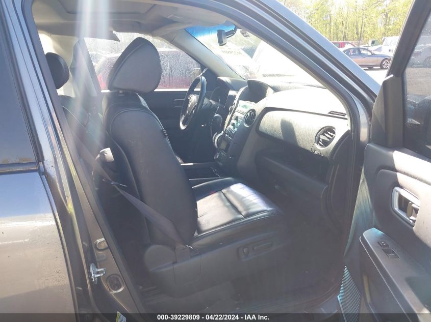 2011 Honda Pilot Ex-L VIN: 5FNYF4H79BB047140 Lot: 39229809