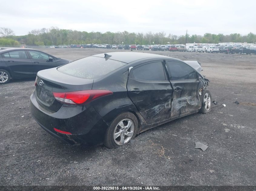 2014 Hyundai Elantra Se VIN: KMHDH4AE5EU103180 Lot: 39256113