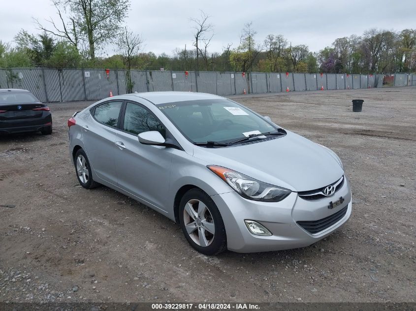 2013 Hyundai Elantra Gls VIN: 5NPDH4AE0DH325512 Lot: 39241226