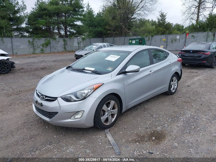 2013 Hyundai Elantra Gls VIN: 5NPDH4AE0DH325512 Lot: 39241226