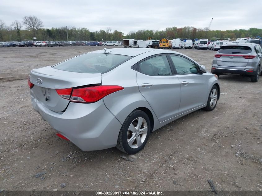 2013 Hyundai Elantra Gls VIN: 5NPDH4AE0DH325512 Lot: 39241226