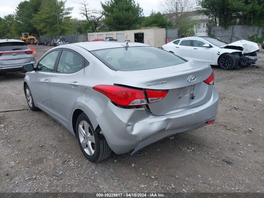 2013 Hyundai Elantra Gls VIN: 5NPDH4AE0DH325512 Lot: 39241226
