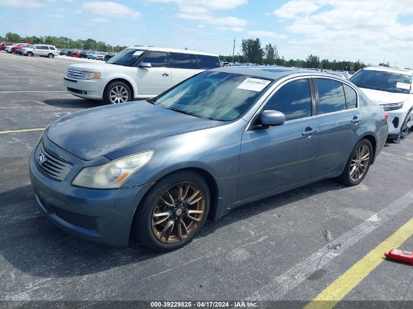 JNKBV61E08M209040 | 2008 INFINITI G35