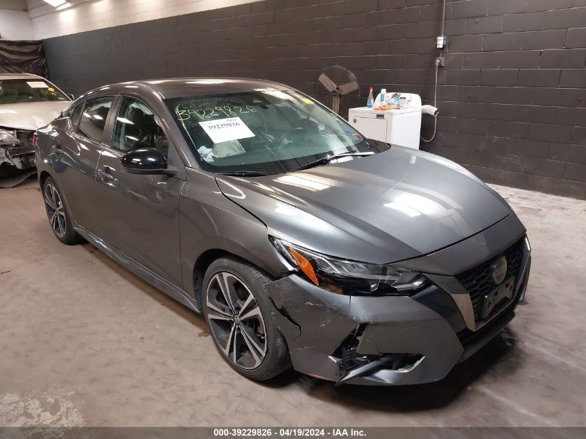 2021 Nissan Sentra Sr Xtronic Cvt VIN: 3N1AB8DV5MY302045 Lot: 39229826