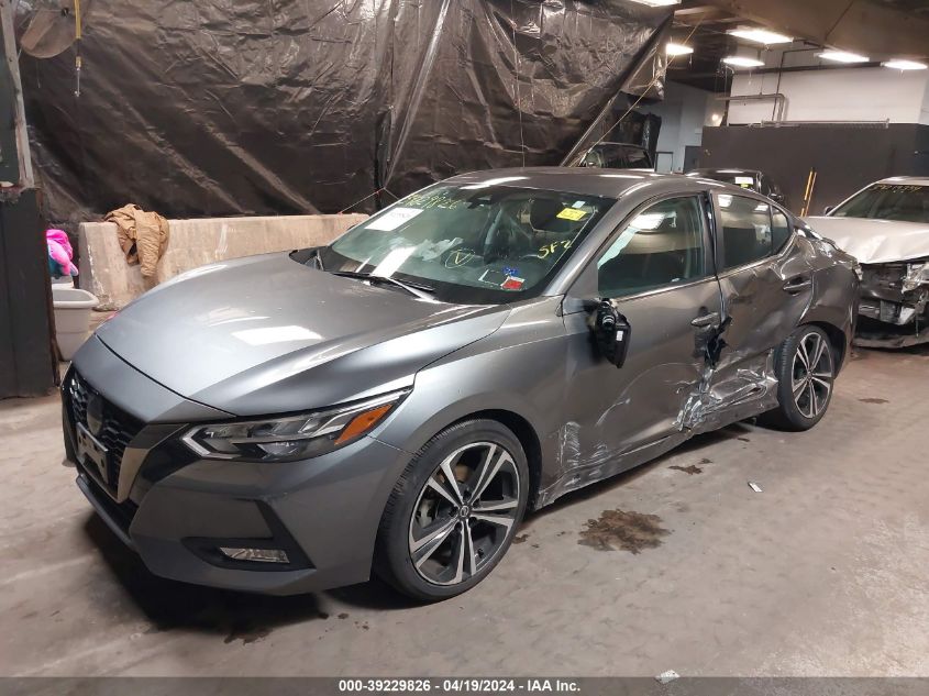 2021 Nissan Sentra Sr Xtronic Cvt VIN: 3N1AB8DV5MY302045 Lot: 39229826