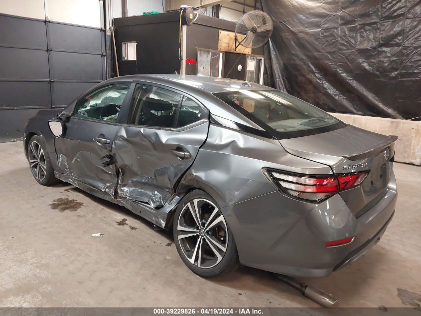 2021 Nissan Sentra Sr Xtronic Cvt VIN: 3N1AB8DV5MY302045 Lot: 39229826