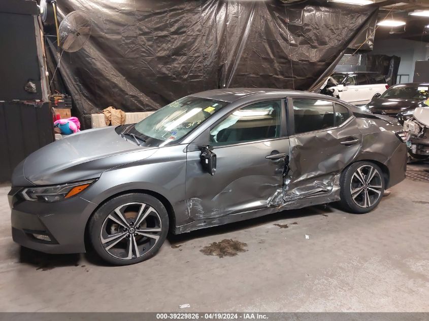 2021 Nissan Sentra Sr Xtronic Cvt VIN: 3N1AB8DV5MY302045 Lot: 39229826