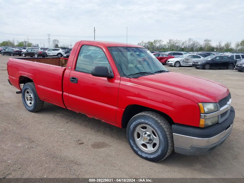 2003 Chevrolet Silverado 1500 Work Truck VIN: 1GCEC14V13E377632 Lot: 39229831