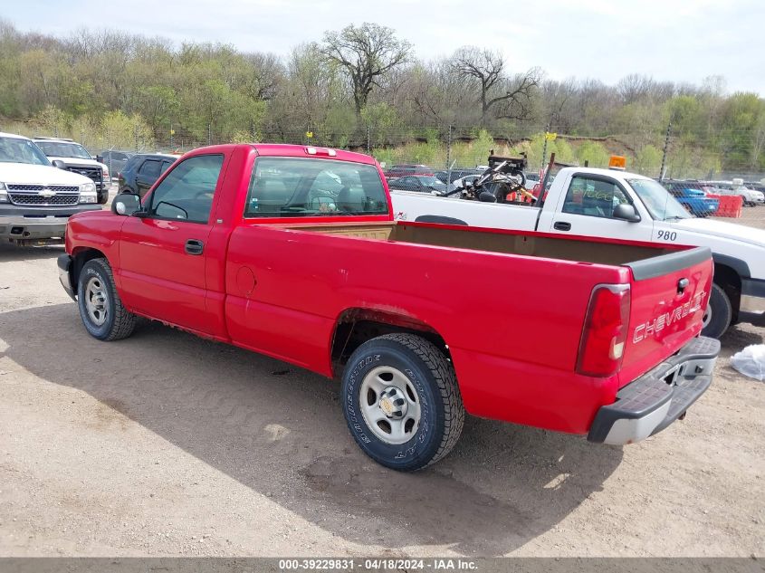 2003 Chevrolet Silverado 1500 Work Truck VIN: 1GCEC14V13E377632 Lot: 39229831